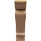 Ekena Millwork 7"W x 28"D x 28"H Thin Mayflower Rough Cedar Woodgrain TimberThane Corbel, Primed Tan CORUR07X28X28MAYRCPR - alternate 3